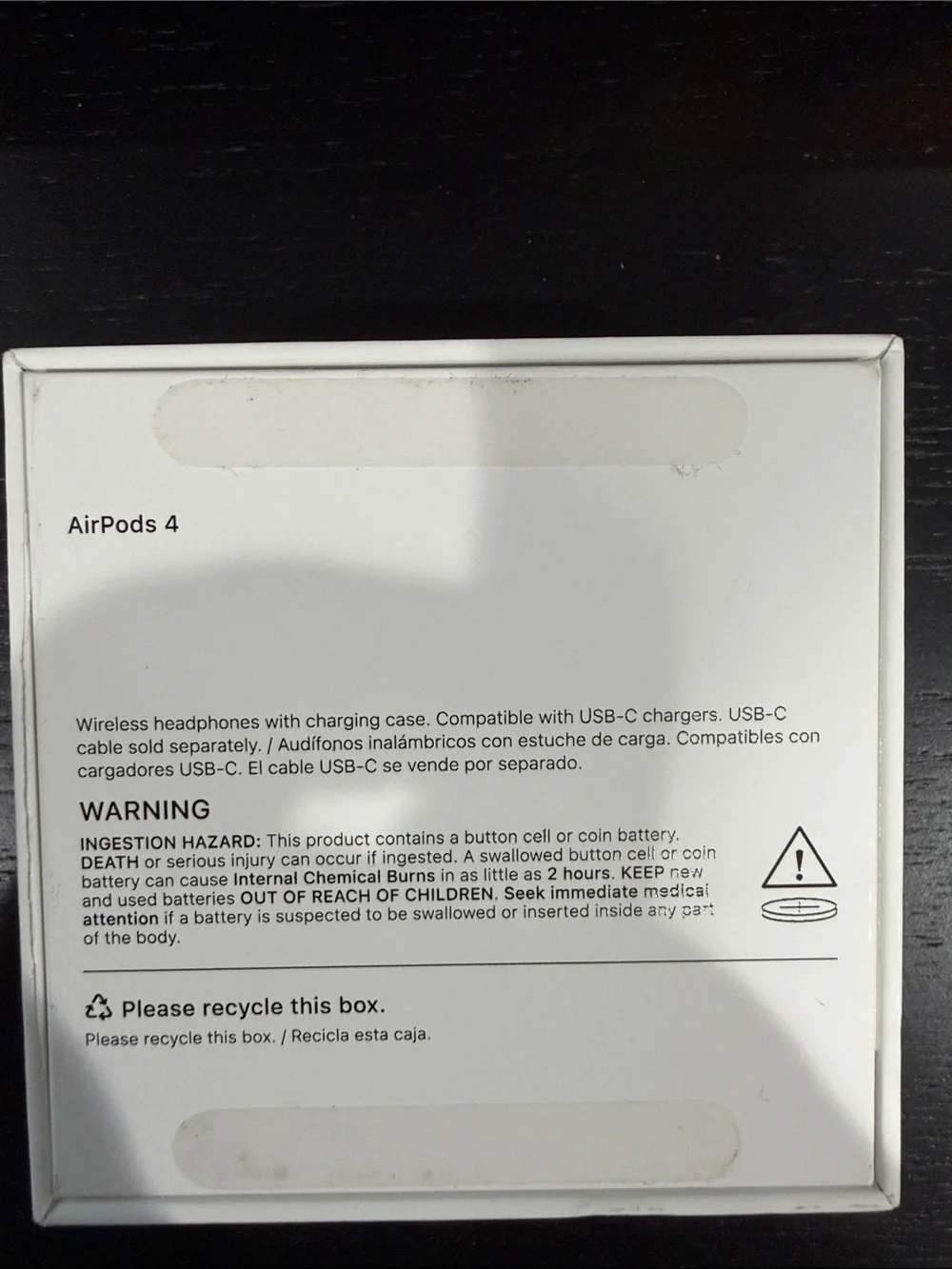 Apple White Wireless Earbuds with Stem Design